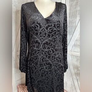 Elegant Black Velvet Skirt